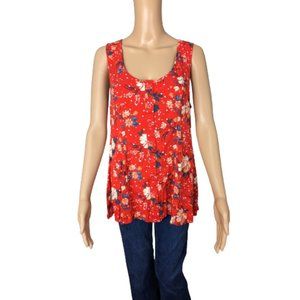 Torrid Fit And Flare Stretch Challis Button-Front Tank 2